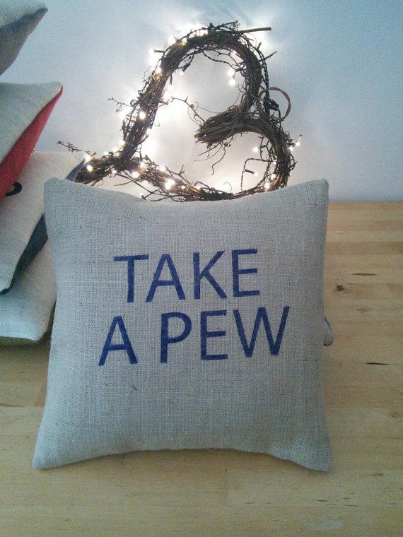 Take A Pew Cushion